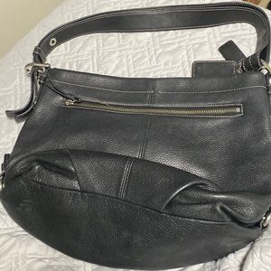 Coach Large Leather Hobo Shoulder Handbag